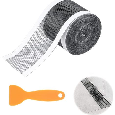 Einweg-duschhaarsieb Auf Großer Rolle (12 Cm X 8 M) – Zuschneidbarer, Selbstklebender Filter Für Duschabfluss, Badewanne Und Waschbecken – Feinmaschiges, Verstopfungsfreies Netz Mit Abzieher
