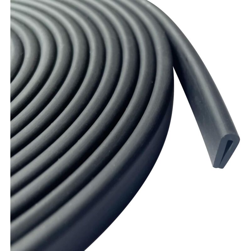 Epdm-kantenschutzleiste Aus Gummi – 5 Meter – Selbstklebender Kantenschutz Für Blech, Automobile Und Industrie – Flexibel Und Langlebig – Schwarz