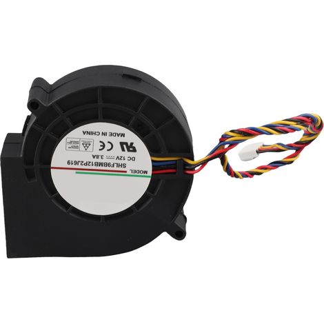 Bürstenloser Radialventilator, 97 X 97 X 33 Mm, 12 V Dc, 3,8 A, 7000 U/min, Doppelte Kugellager