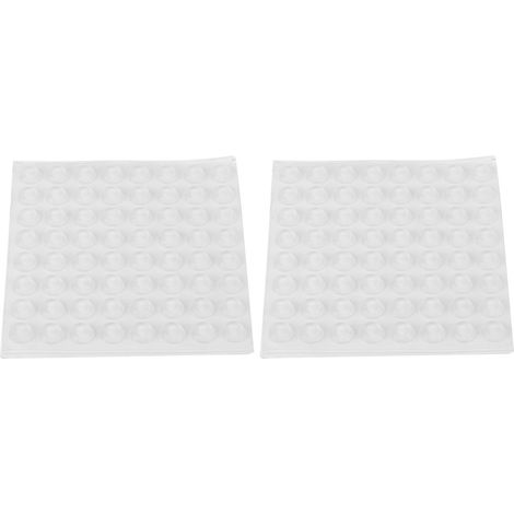 128 Stück (12 X 4 Mm) Transparente, Selbstklebende Antirutschfüße Aus Silikon Für Möbel Und Haushaltsgeräte