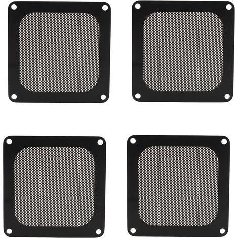 Magnetische Staubfilter Für Pc-lüfter – 4 Stück, Schwarzes Pvc, 93 X 93 Mm