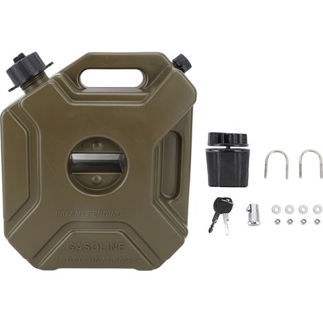 5-liter-kraftstofftank (grün) Für Auto, Motorrad, Utv Und Atv – Wasserdicht Und Stoßfest