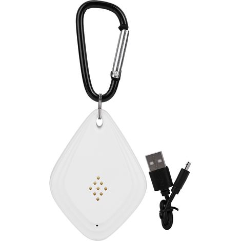 Ultraschall-mückenschutzgerät – Tragbar, Geräuschlos, Usb-aufladbar, Weiß, 6,5 X 4 Cm