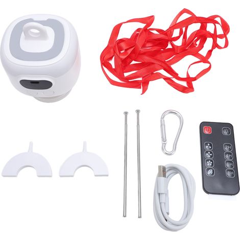 Verstellbarer Und Geräuschloser Usb-hängeventilator Mit Fliegenabwehr Für Küche, Feinkostladen Und Außenbereich – 11,8 X 5,5 Cm