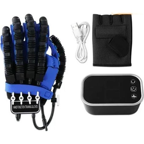 Robotergestützter Rehabilitationshandschuh Für Die Linke Hand – 9 Leistungsstufen, Xl, Mit Lcd-touchscreen