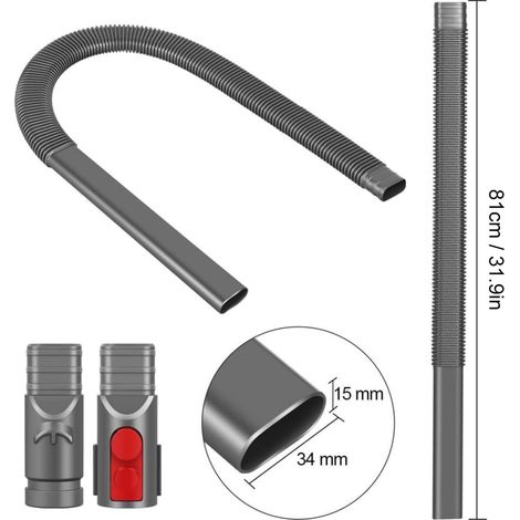 Flexibler Saugschlauch Für Die Trocknerreinigung – Kompatibel Mit Dyson V6 Bis V15, 81 Cm, Aus Abs