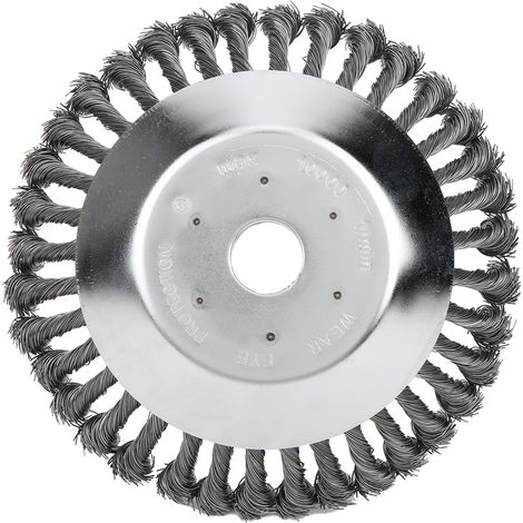 20 Cm Stahldrahtbürste Für Freischneider – Robuster Ersatz Zum Reinigen, Entlacken Und Polieren