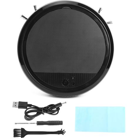 4-in-1-saugroboter Mit Uv-desinfektion, Schwarz, 25 Cm, 1500 Mah, 120 Minuten Akkulaufzeit