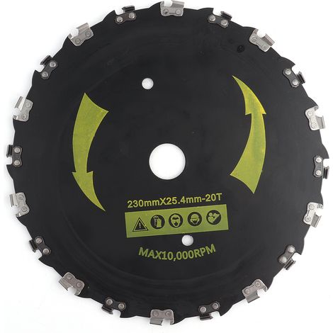 Kreissägeblatt Für Freischneider – Kohlenstoffstahl, 230 Mm (9 Zoll), 20 Zähne, 25 Mm Zentrierbohrung