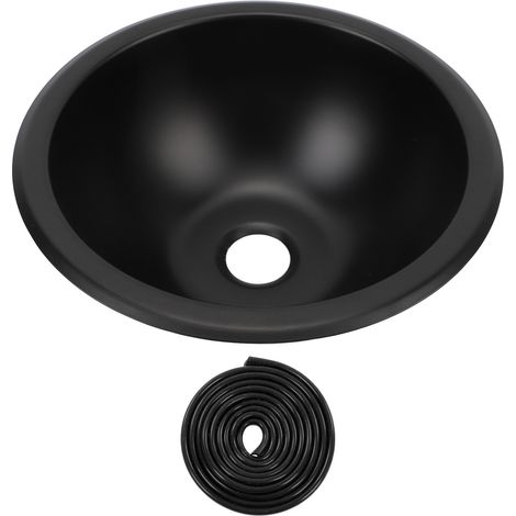 Runde Spüle Aus Edelstahl 304 – 225 Mm, 40 Mm Abfluss, Ideal Für Wohnmobile, Boote Und Wohnwagen