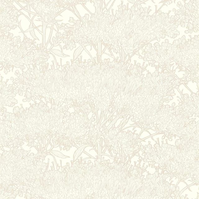 Bricoflor Skandinavische Tapete mit Blumen Schlafzimmer und Wohnzimmer Tapete in Creme Weiß Nordische Blumentapete im Modernen Stil