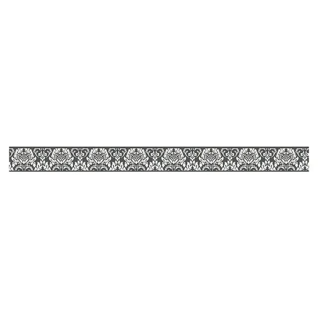 Bricoflor Barock Tapetenborte in Schwarz Weiß Selbstklebende Tapetenbordüre aus Vlies und Vinyl Ornament Wandbordüre für Schlafzimmer und Wohnzimmer