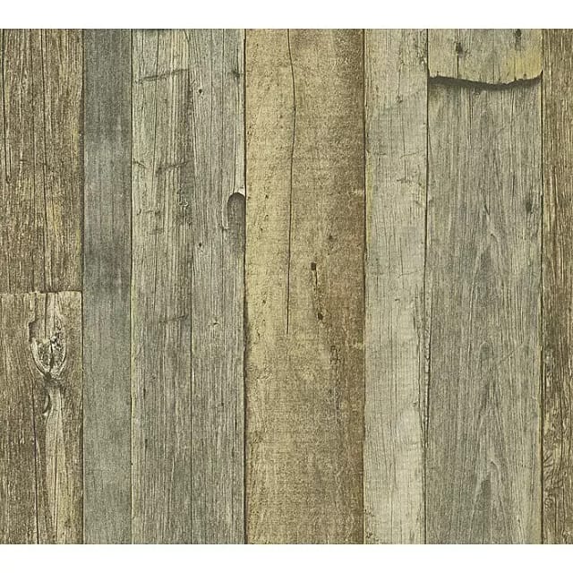 Bricoflor Bretter Tapete in Holzoptik Vintage Holztapete in Braun und Grau Vliestapete Im Landhausstil für Küche und Wohnzimmer