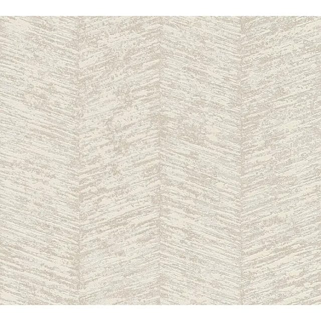 Bricoflor Metallic Tapete in Creme Beige Französische Fischgrät Vliestapete Elegant Ideal für Schlafzimmer und Badezimmer