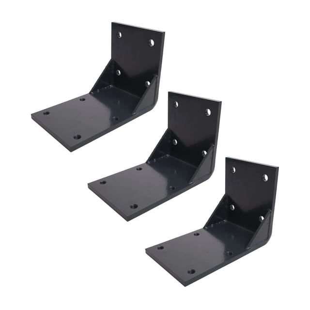 MCW 3er-Set Deckenadapter für Kassetten-Markise H124 Deckenmontage Halterung Adapter anthrazit