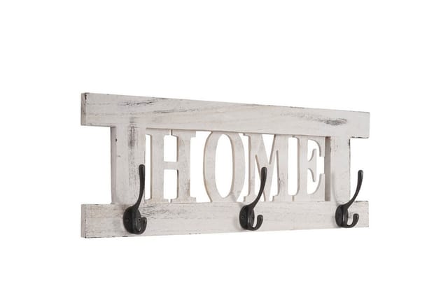 MCW Wandgarderobe C60 Home Shabby-Look Weiß Shabby