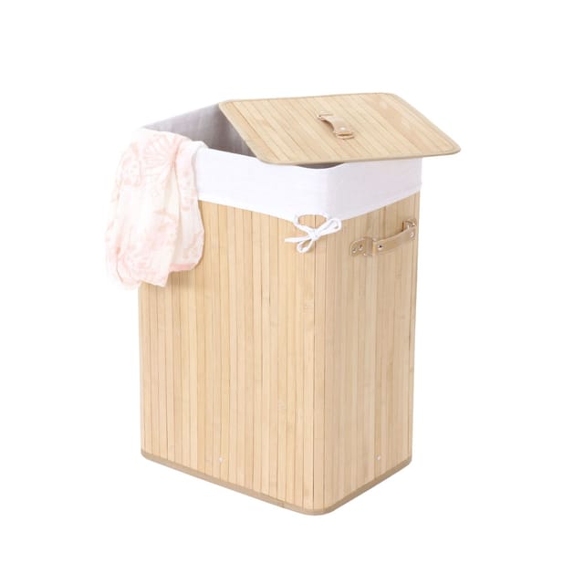 MCW Wäschekorb C21 61x43x32cm 70l Naturfarben