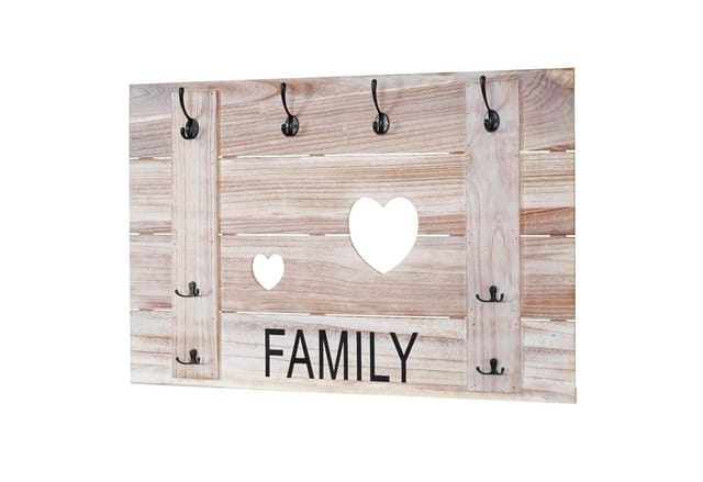 MCW Wandgarderobe C89 Family Shabby-Look Naturbraun