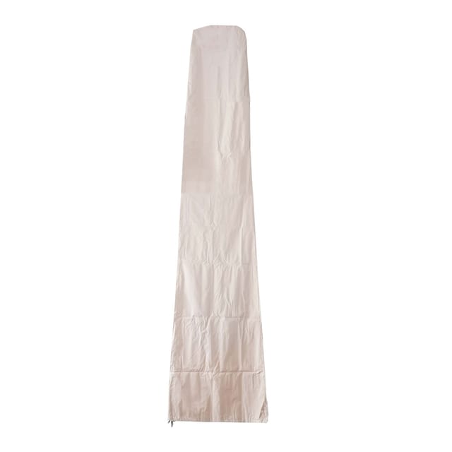 MCW Schutzhülle 370cm für 5x5m XXL-Marktschirm D20 Abdeckhülle Cover mit Reißverschluss Creme