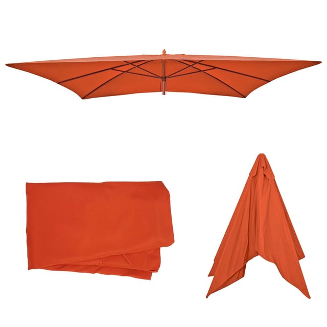 MCW Ersatz-Bezug für Schirm Lissabon 3x4m Terracotta
