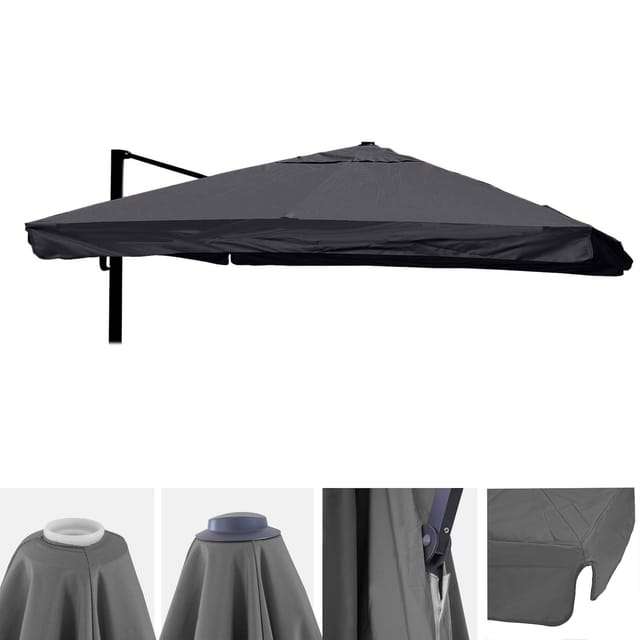 MCW Ersatz-Bezug für Schirm A96 3,5x3,5m anthrazit