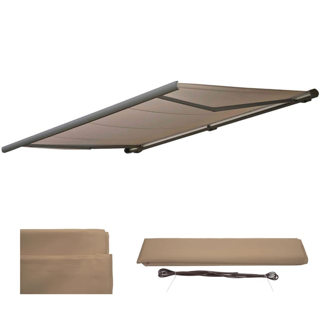 MCW Ersatz-Bezug für Markise H124 Polyester Sand