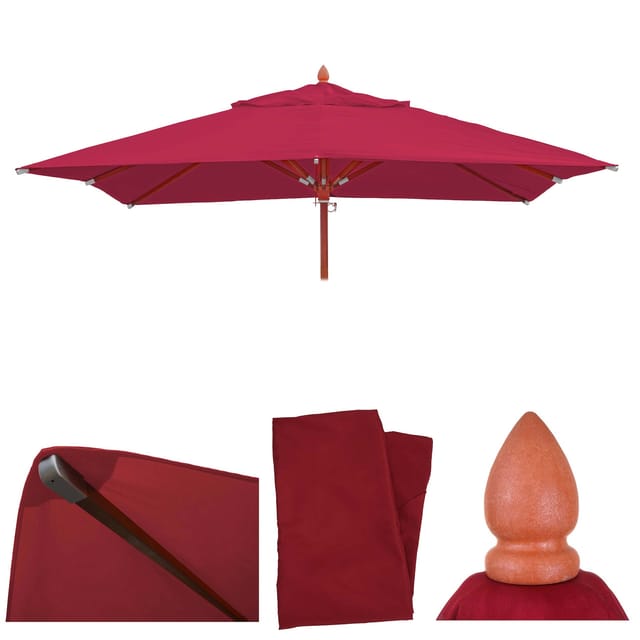 MCW Ersatz-Bezug für Schirm C57 3x3m Bordeaux