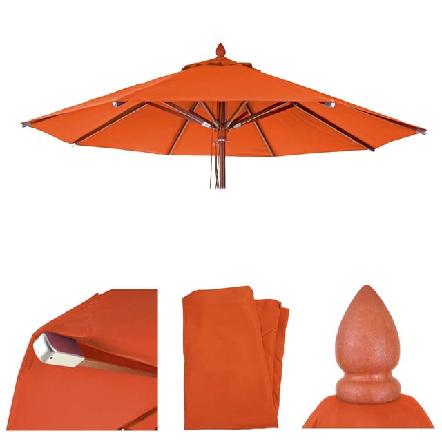 MCW Ersatz-Bezug für Schirm C57 Ø4m Terracotta