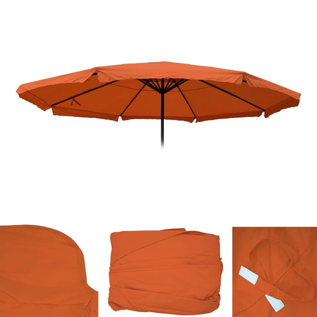 MCW Ersatz-Bezug für Schirm Carpi Pro Ø 5m Terracotta