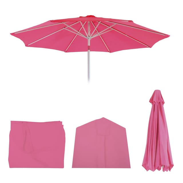 MCW Ersatz-Bezug für Sonnenschirm Asti Ø 3m Pink