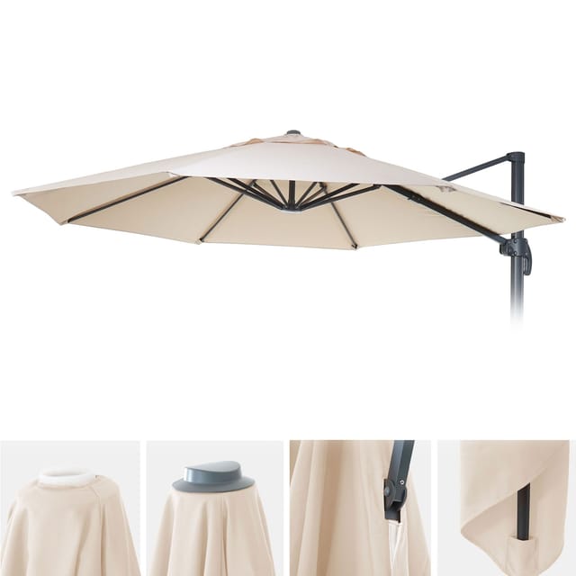 MCW Ersatz-Bezug A96 8 Streben Ø4m Creme-beige