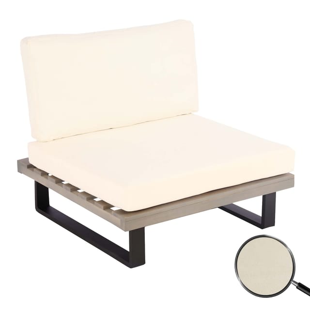 MCW Lounge-Sessel H54 Grau Polster