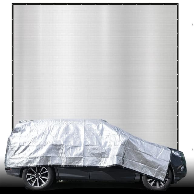 AMANKA Aluminium Schattennetz - 6 x 6 m