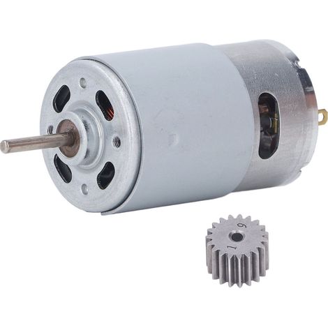 Gebürsteter Gleichstrommotor, Kupferspule, Edelstahlgehäuse, Hohes Drehmoment, 19 Gänge Für Elektrische Kinderfahrzeuge, 40.000 U/min