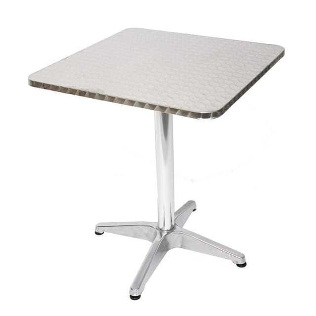 MCW Alu-Bistrotisch H28