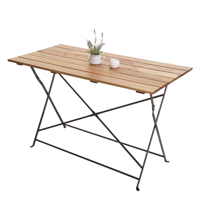 MCW Biergartentisch J40 Klappbar Naturfarben