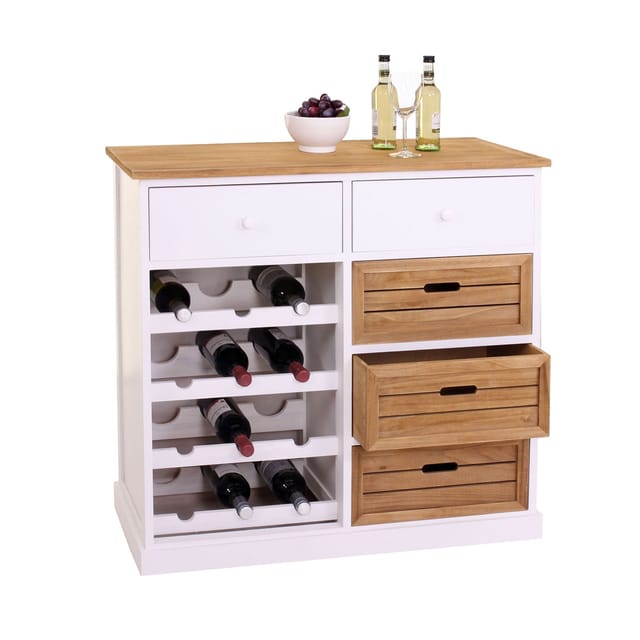 MCW Weinregal B96 mit Schubladen