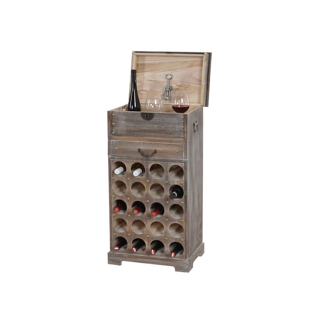 MCW Weinregal Torre H323 Braun