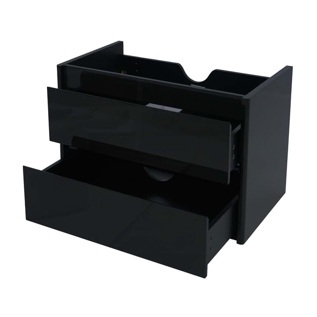 MCW Waschbeckenunterschrank B19 50x60cm Schwarz