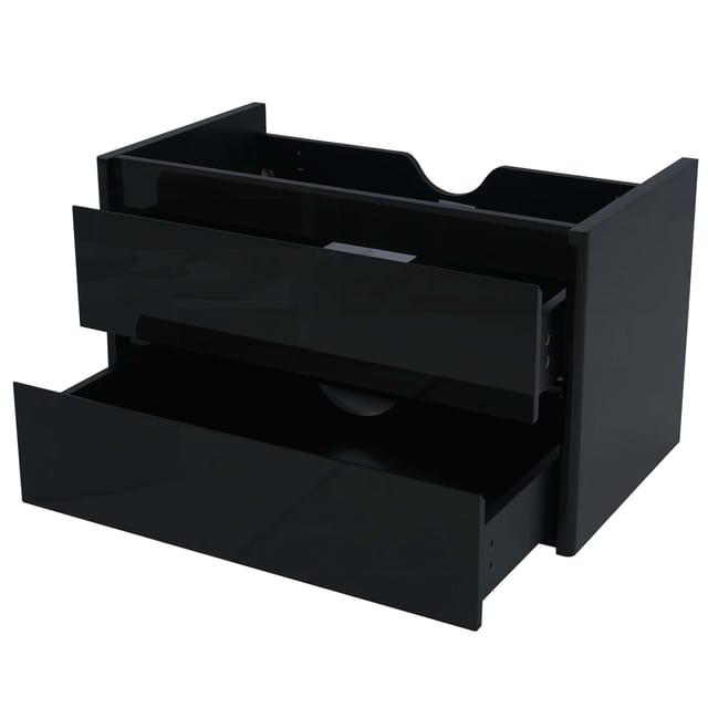 MCW Waschbeckenunterschrank B19 50x80cm Schwarz
