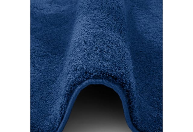 Pergamon Luxus Super Soft Hochflor Langflor Teppich Silky Dunkelblau 120x170cm