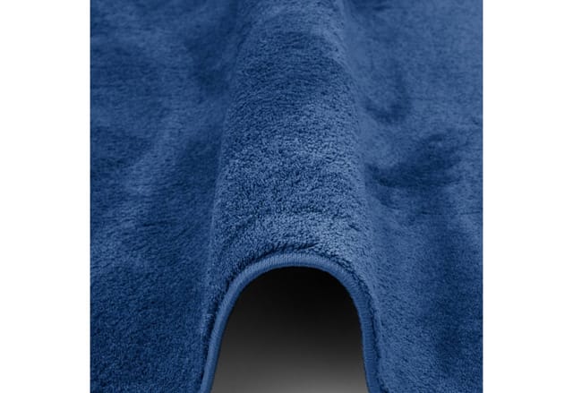 Pergamon Luxus Super Soft Hochflor Langflor Teppich Melia Dunkelblau 120x170cm