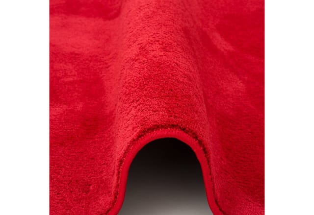Pergamon Luxus Super Soft Hochflor Langflor Teppich Melia Weinrot 80x150cm
