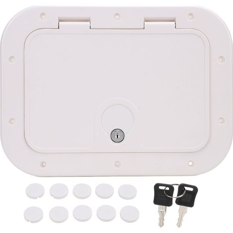 Bootsdeckluke 30 X 20 Cm Mit Sicherheitsverriegelung, Uv-beständiger, Wasserdichter Dichtung