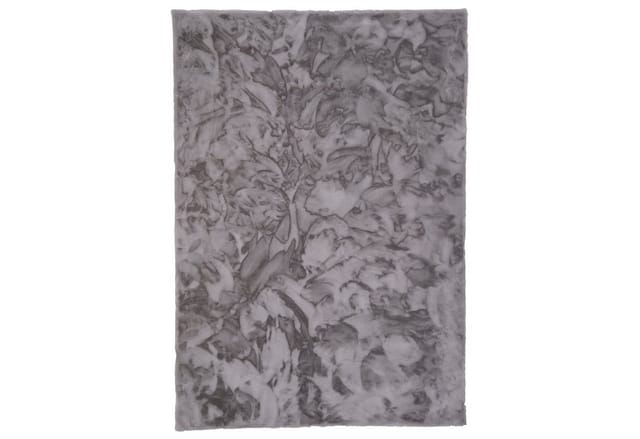 Pergamon Luxus Super Soft Fellteppich Plush Grau 60x90cm