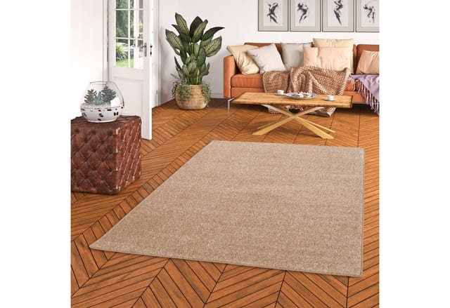 Snapstyle Hochflor Langflor Teppich Cottage Natur 80x160cm