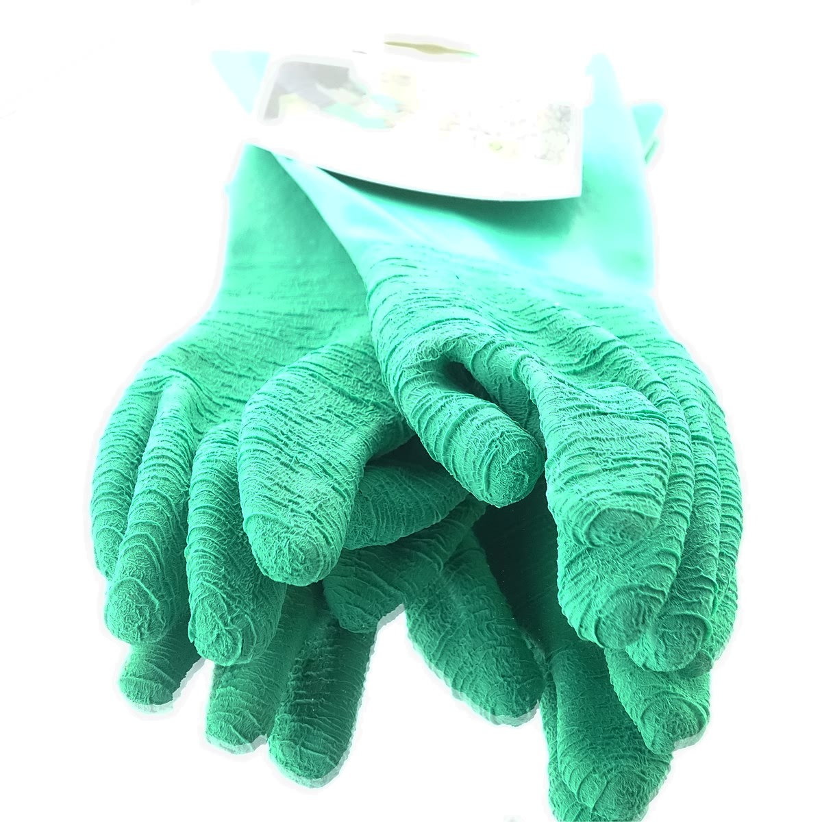 Blackfox® Garten - Handschuhe Roncier Grün Struktur Größe 9/l - Latex