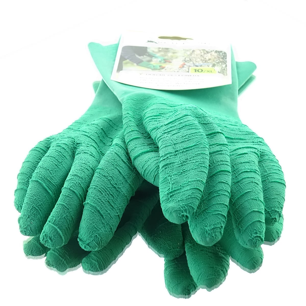 Blackfox® Garten - Handschuhe Roncier Grün Struktur Größe 10/xl - Latex