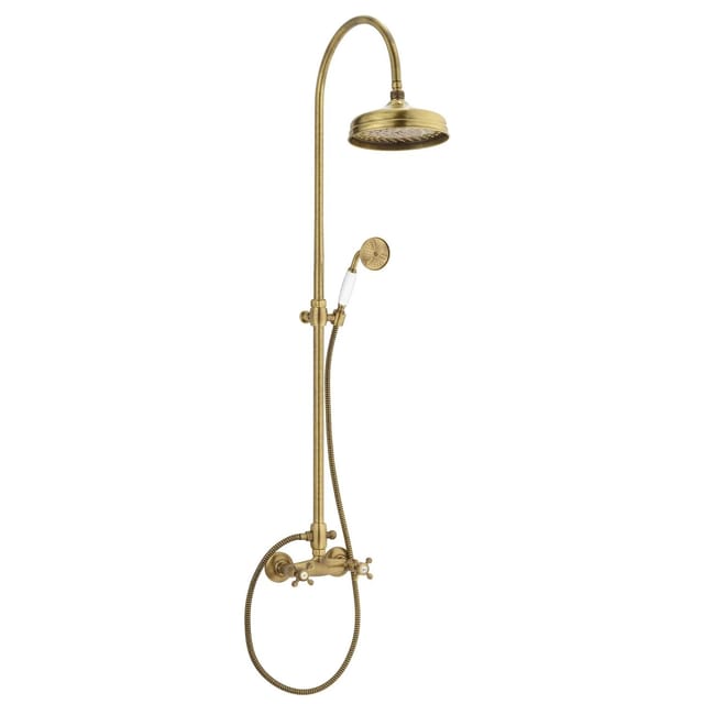 Kronenbach Duschsystem Aufputz IOTA 2.0 in Old Bronze
