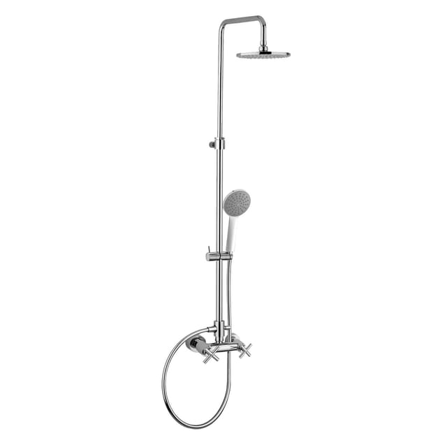 Kronenbach Duschsäule mit Kopfbrause Ø 22,5 cm Zeta 2.0 in Chrom